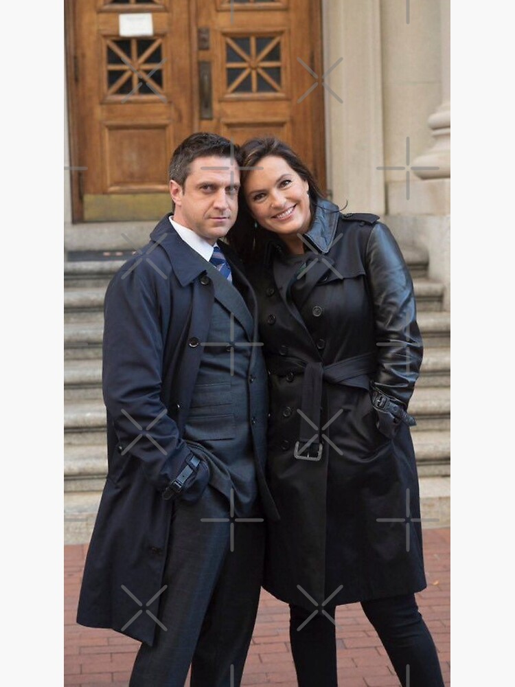 Olivia Benson and Rafael Barba Law and Order SVU Greeting Card