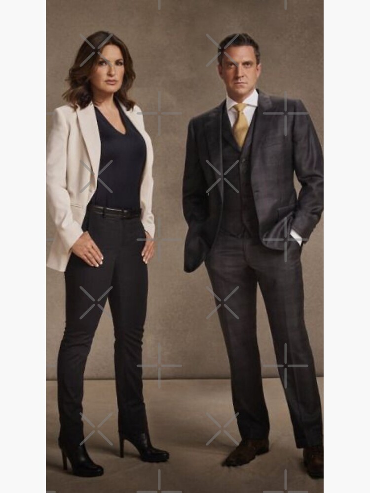 Olivia Benson and Rafael Barba Law and Order SVU Greeting Card