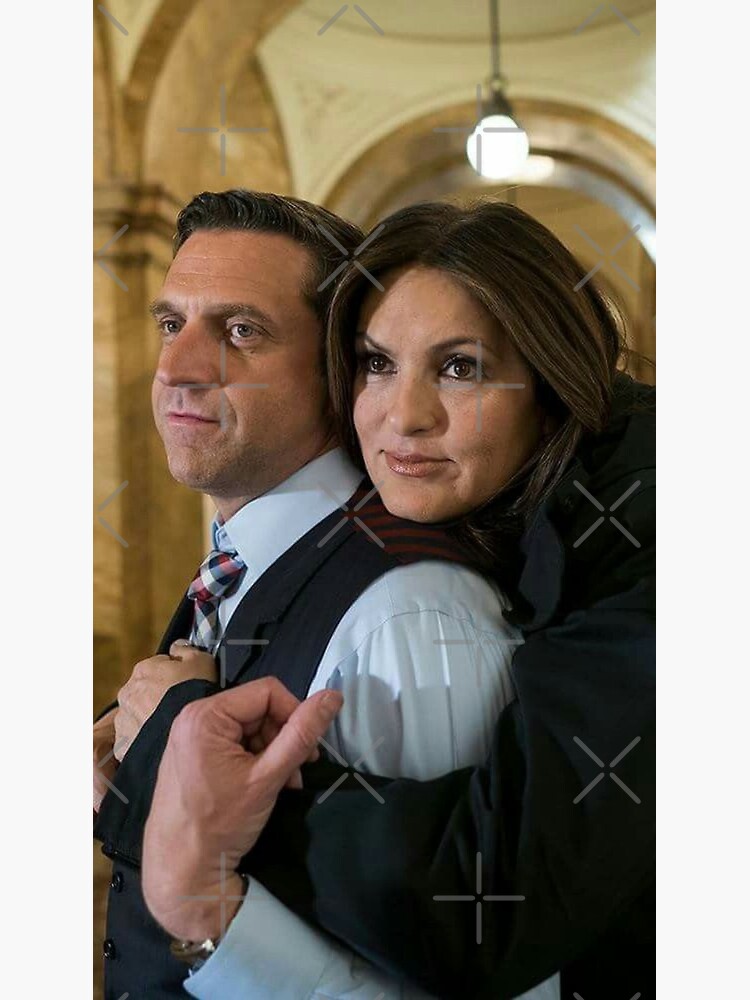 Olivia Benson and Rafael Barba Law and Order SVU Greeting Card