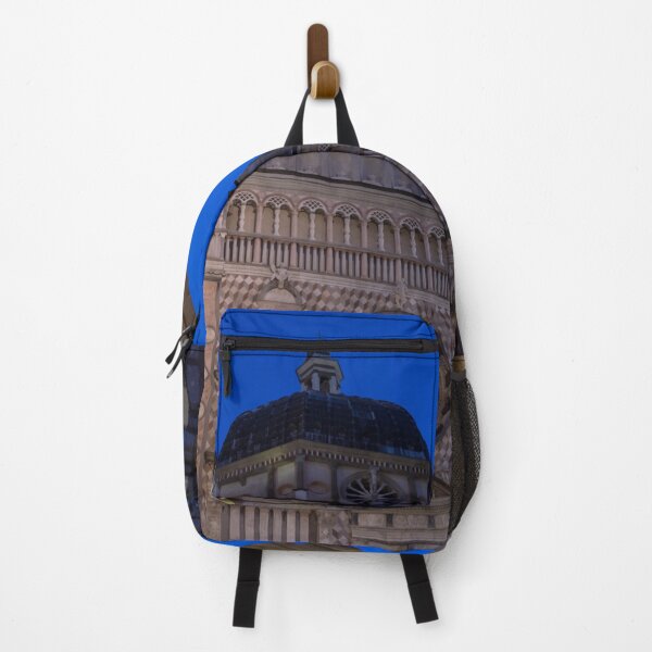 Item preview, Beautiful Bergamo at Night - Cappella Colleoni Through Palazzo della Ragione Arches designed and sold by Georgia Mizuleva.
