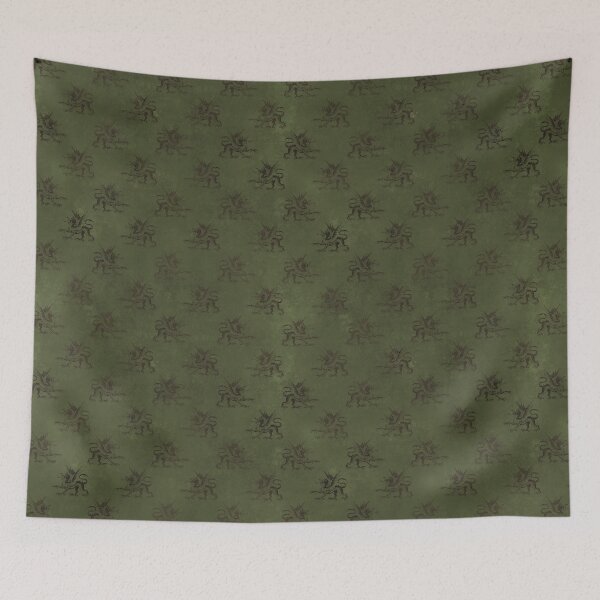 Item preview, Dragons on a green background designed and sold by AnnieHochmann.
