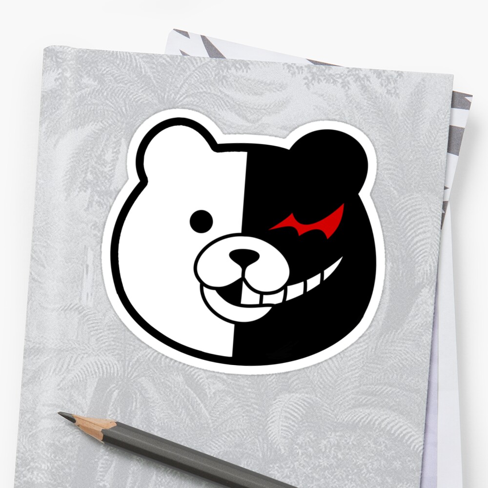 Danganronpa Monokuma Stickers By Chimmferno Redbubble