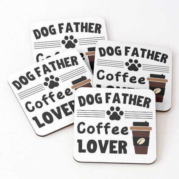 Item preview, Dog Father Coffee Lover - Black Version designed and sold by ArtStore20.