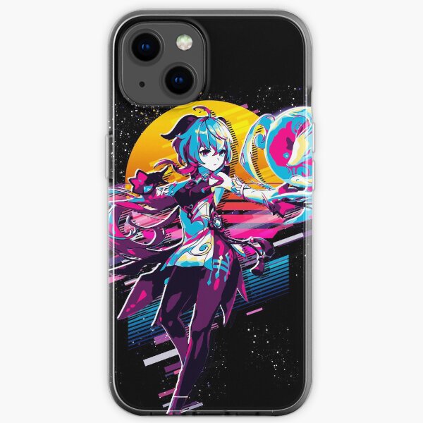 Genshin Impact - Ganyu * 80er Jahre Retro * iPhone Flexible Hülle
