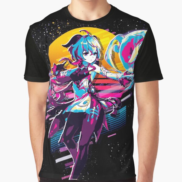 Genshin Impact - Ganyu *80s retro* Graphic T-Shirt