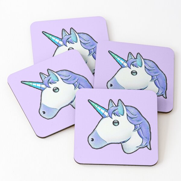 Item preview, Pastel purple Unicorn print designed and sold by DemonicGloom.