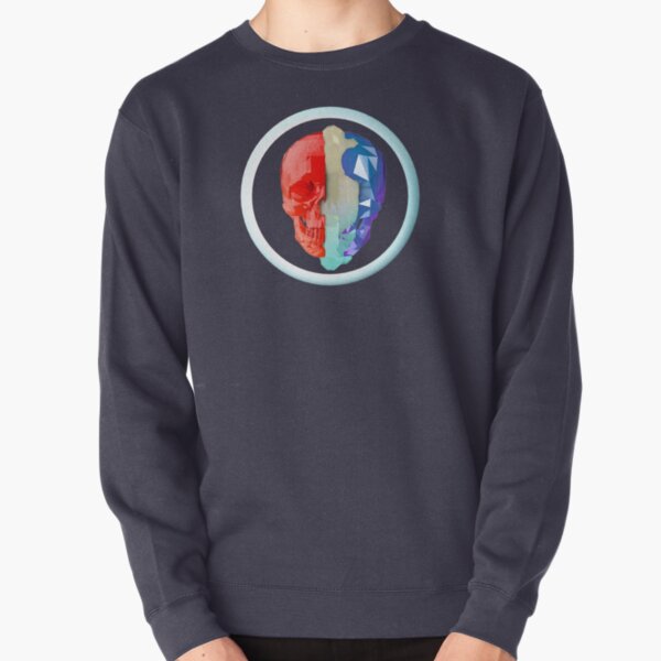Split Skull Pullover Sweatshirt