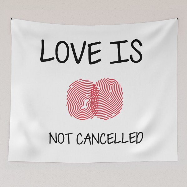 Item preview, love is not cancelled !! designed and sold by ariaarti.