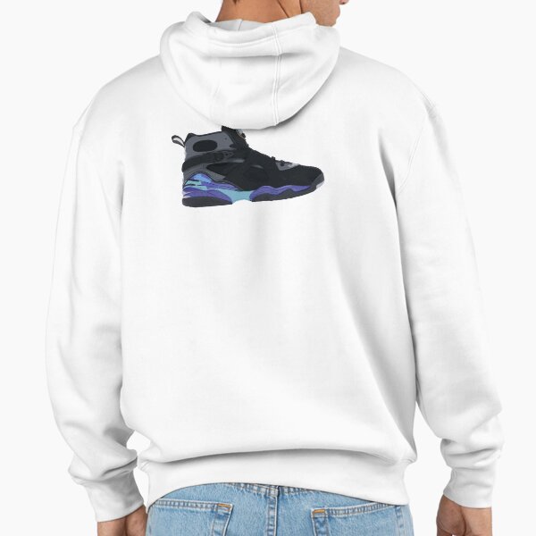 jordan 8 aqua hoodie