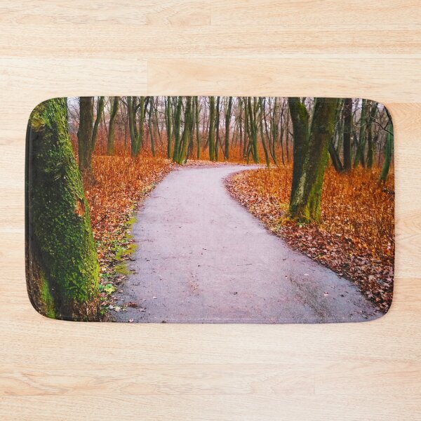 Item preview, Way through a bright autumn forest designed and sold by helenkaiy.
