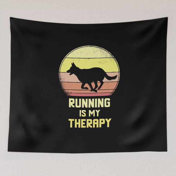Item preview, Running Is My Therapy designed and sold by sketchypages.