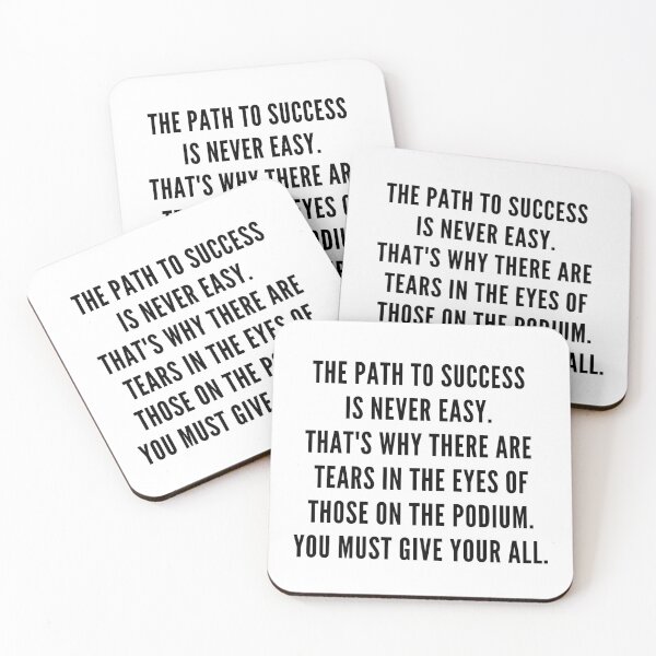 Item preview, The path to success is never easy. That's why there are tears in the eyes of those on the podium. designed and sold by JellyBeenzz.