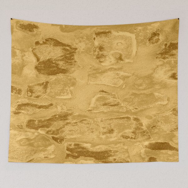 Item preview, Rustic gold stone wall designed and sold by SulkaCreative.