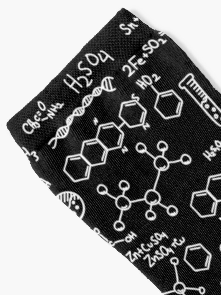 Alternate view of Science Chemistry Pattern Socks