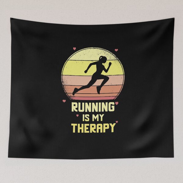 Item preview, Running Is My Therapy designed and sold by sketchypages.