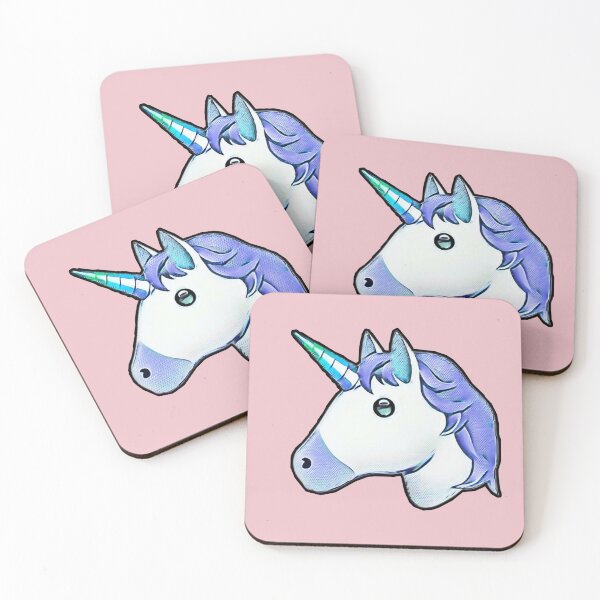Item preview, Pastel purple Unicorn nude baby pink print designed and sold by DemonicGloom.