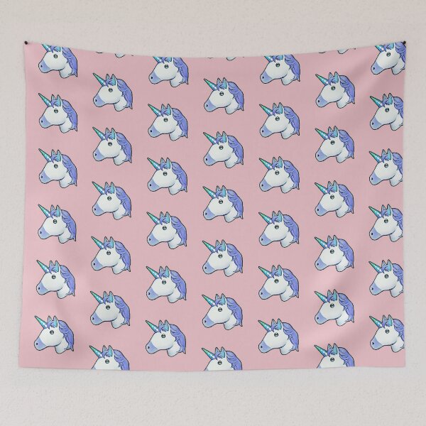 Item preview, Pastel purple Unicorn nude baby pink print designed and sold by DemonicGloom.