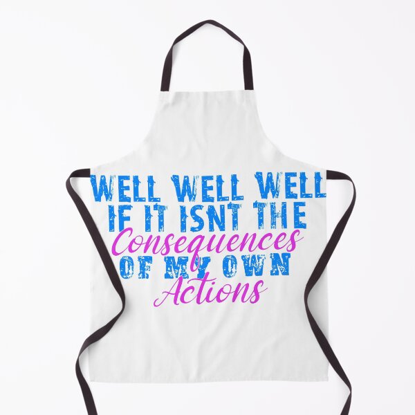 Item preview, If it isnt the consequences to my own actions - funny baby clothes, blue and pink designed and sold by DesignsBySaxton.
