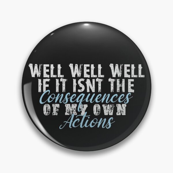 Item preview, If it isnt the consequences to my own actions - funny baby clothes, White and Blue designed and sold by DesignsBySaxton.