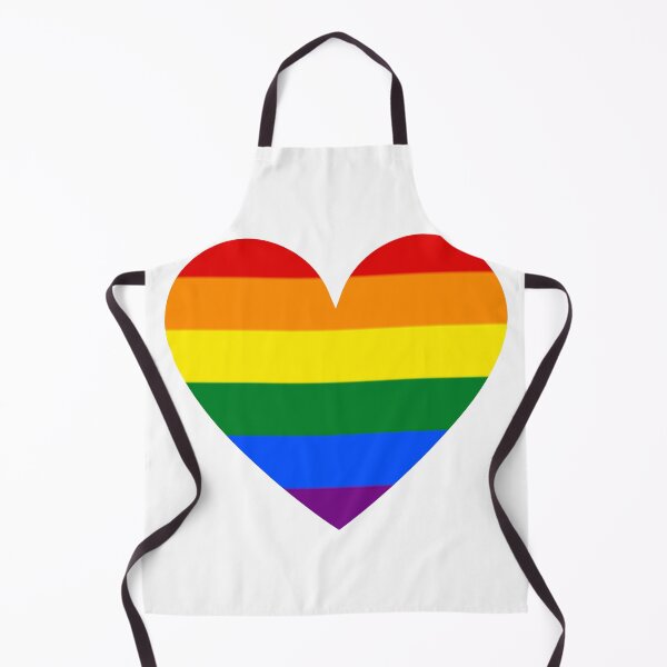 Item preview, Pride Flag Heart - Gay Pride - White Background designed and sold by thesassypanda.