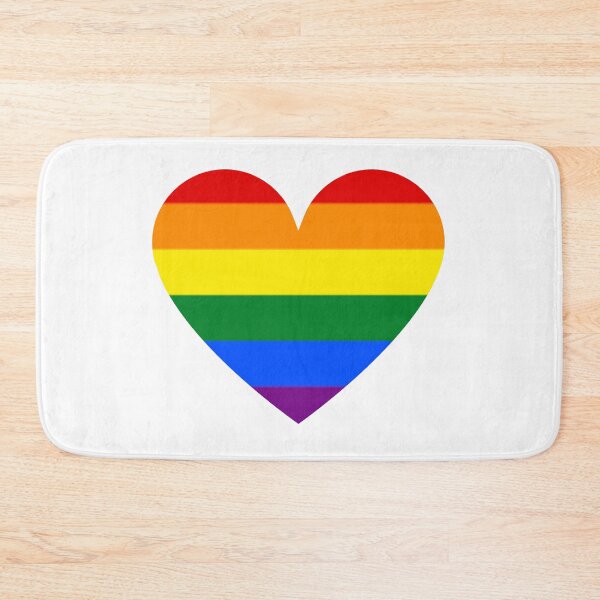 Item preview, Pride Flag Heart - Gay Pride - White Background designed and sold by thesassypanda.