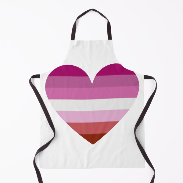 Item preview, Pride Flag Heart - Lesbian Pride - White Background designed and sold by thesassypanda.
