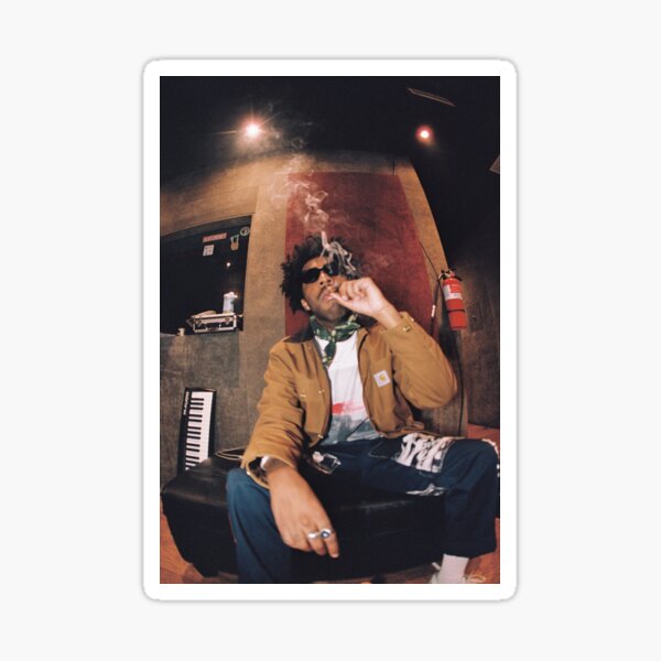 Brent Faiyaz Smoking Sticker