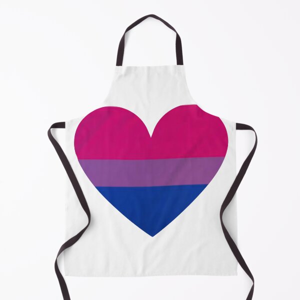 Item preview, Pride Flag Heart - Bisexual Pride - White Background designed and sold by thesassypanda.