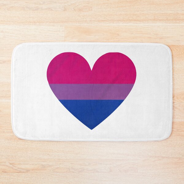 Item preview, Pride Flag Heart - Bisexual Pride - White Background designed and sold by thesassypanda.