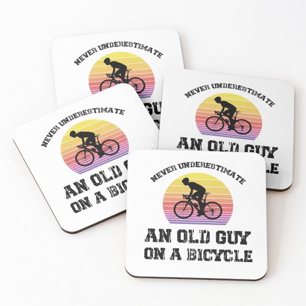 Item preview, Never Underestimate an Old Guy on a Bicycle Rider Cycling Gift Funny Cycling  designed and sold by unique things.