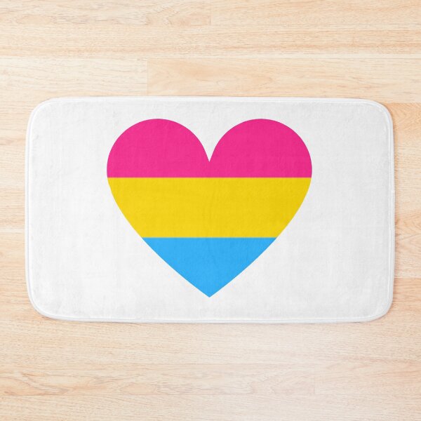 Item preview, Pride Flag Heart - Pansexual Pride - White Background designed and sold by thesassypanda.