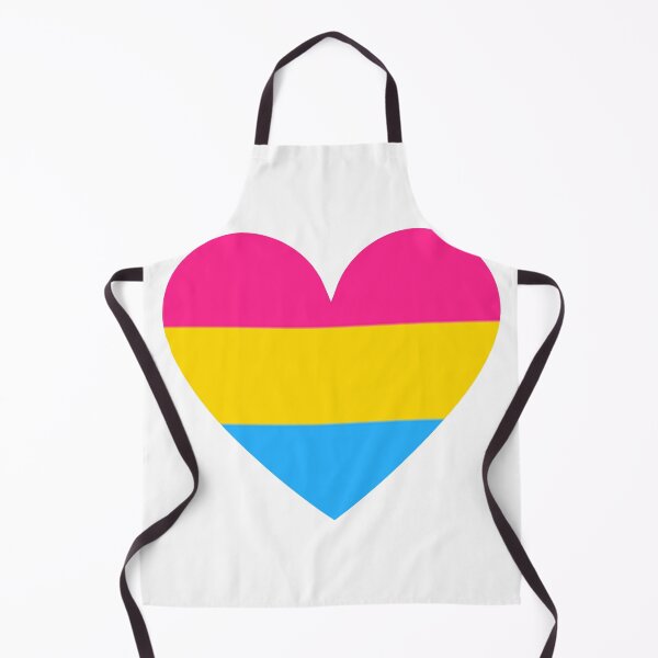 Item preview, Pride Flag Heart - Pansexual Pride - White Background designed and sold by thesassypanda.