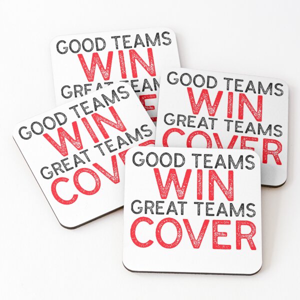 Item preview, Good Teams Win Great Teams Cover - SPORTS BETTING MANTRA designed and sold by KC-Clothing-Co.