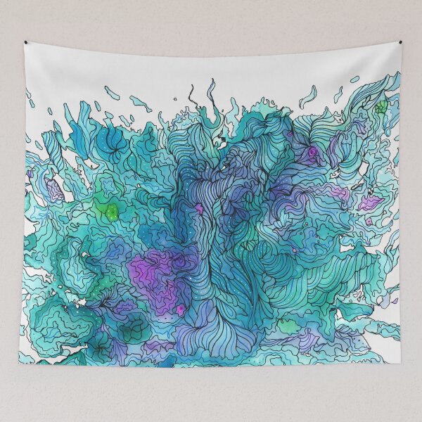 Item preview, Splattered Sea designed and sold by cherishakayart.