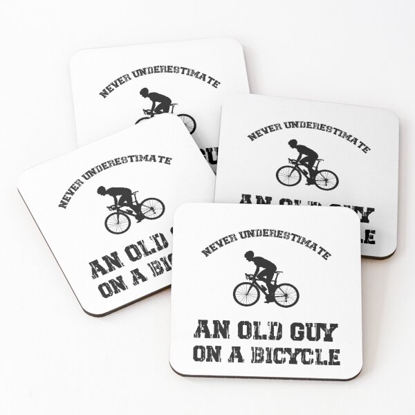 Item preview, Never Underestimate an Old Guy on a Bicycle Rider Cycling Gift Funny Cycling  designed and sold by unique things.