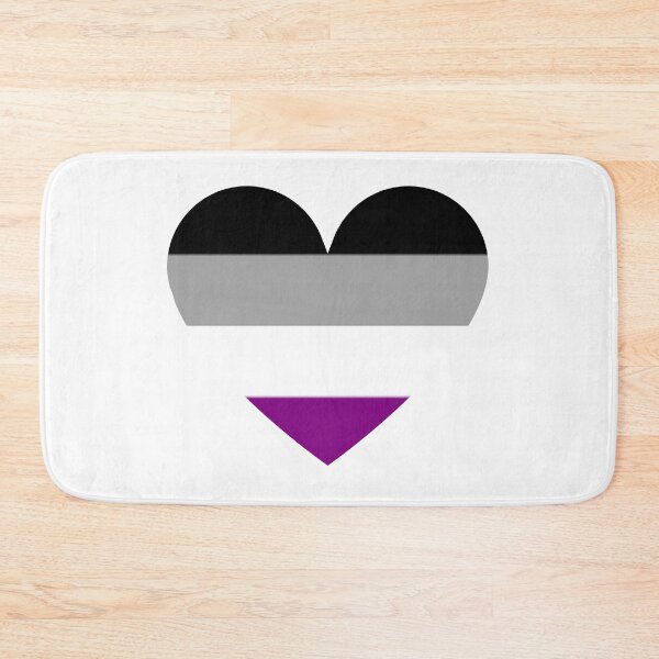 Item preview, Pride Flag Heart - Asexual Pride - White Background designed and sold by thesassypanda.