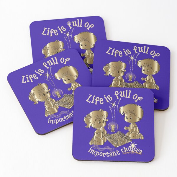 Item preview, Life is full of important choices chess designed and sold by Eva-Success.
