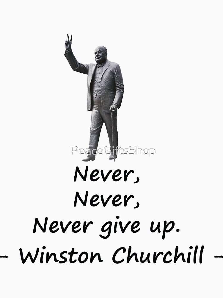 Never Quit by PeaceGiftsShop