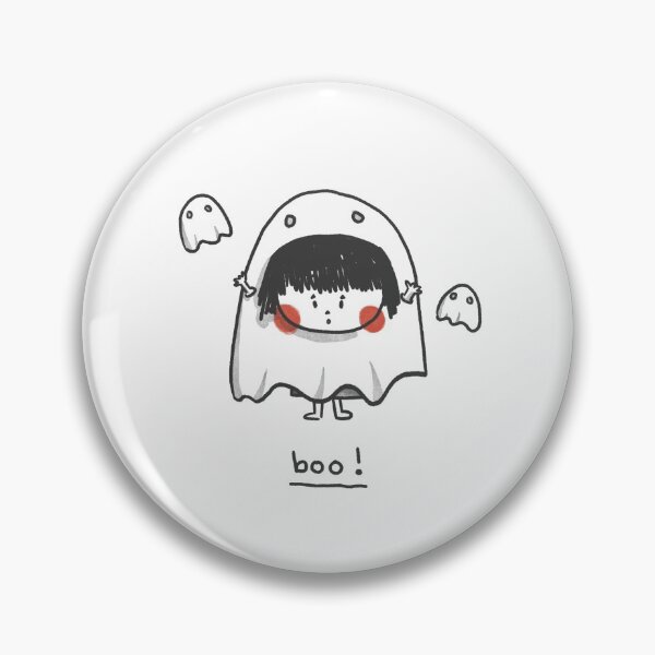 Item preview, Little girl says Boo ! designed and sold by Patpat-box.