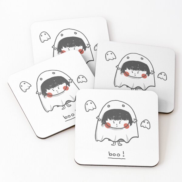 Item preview, Little girl says Boo ! designed and sold by Patpat-box.