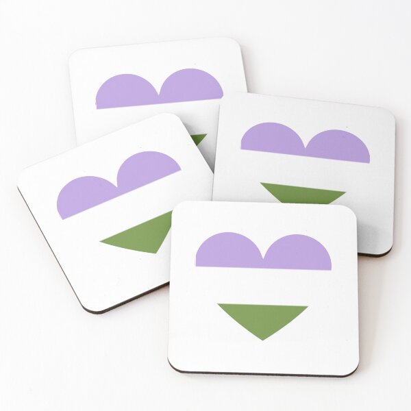 Item preview, Pride Flag Heart - Genderqueer Pride - White Background designed and sold by thesassypanda.