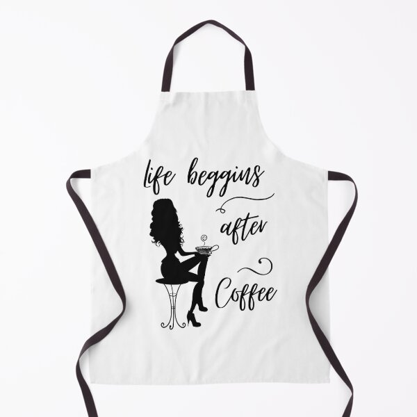 Item preview, Life beggins after coffee designed and sold by Coffee & Fashion.