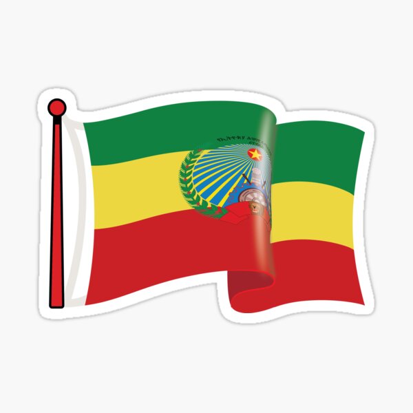 EPDR (Derg) flag waving Sticker