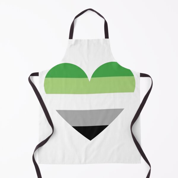Item preview, Pride Flag Heart - Aromantic Pride - White Background designed and sold by thesassypanda.