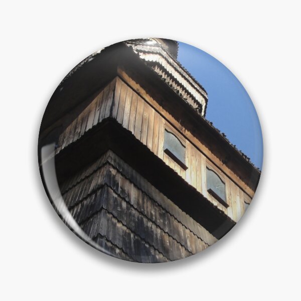 Item preview, Past and future: old wooden church and airplane footprint designed and sold by mithril-mellon.