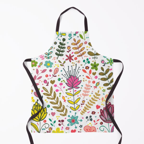 Item preview, flower pattern, colorful flowers, pink flowers, fuchsia flowers, yellow flowers, colorful flowers designed and sold by angelescar.