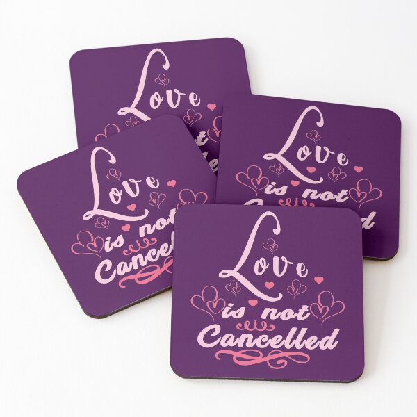 Item preview, Love is not cancelled designed and sold by PrintBrint.