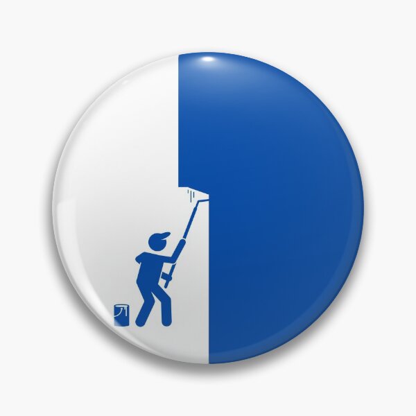 Item preview, Painter funny tee blue on white designed and sold by Mommaspouch.