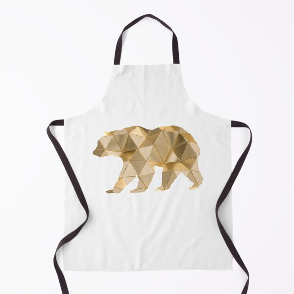Item preview, Geometric Golden Bear designed and sold by amersoliman.