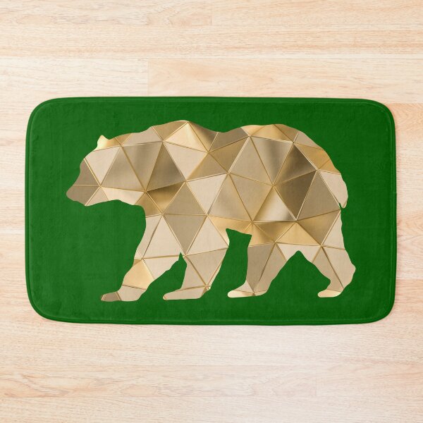 Item preview, Geometric Golden Bear designed and sold by amersoliman.